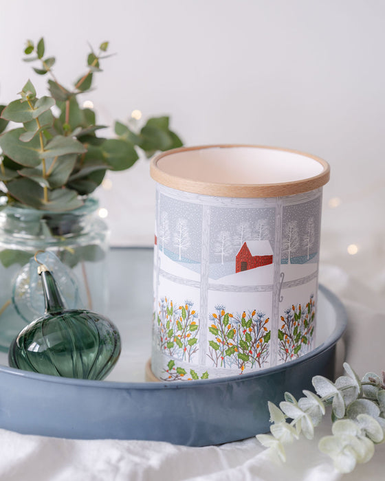 Winter Tea Light Lantern