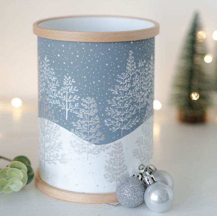 Winter Trees Tea Light Lantern