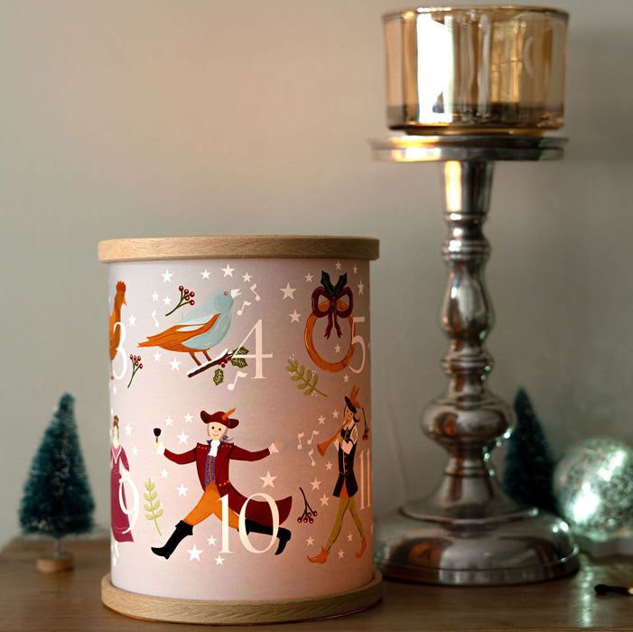 The 12 Days of Christmas Tea Light Lantern