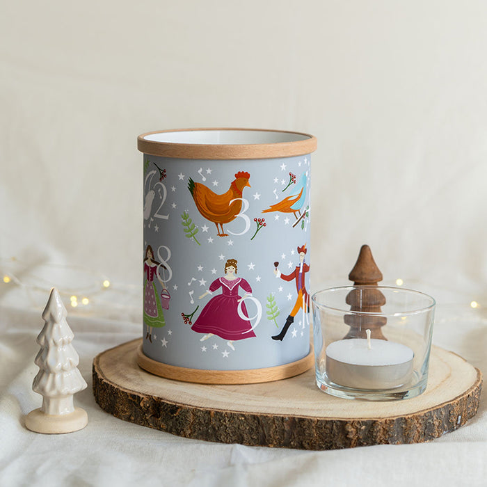 The 12 Days of Christmas Tea Light Lantern