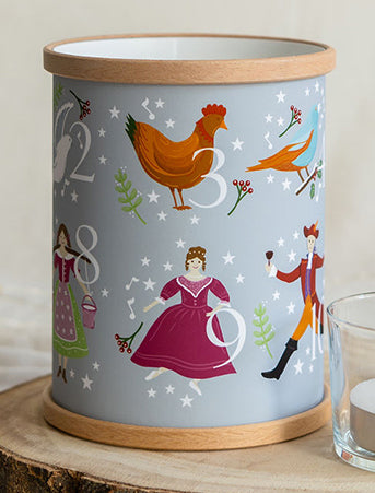 The 12 Days of Christmas Tea Light Lantern