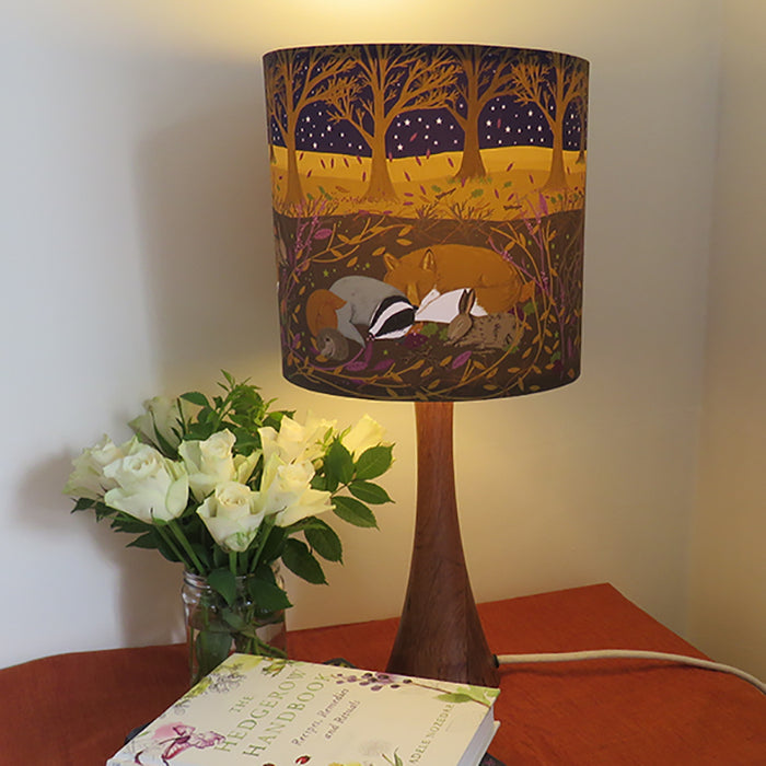 Woodland Friends Sleeping Drum Lampshade