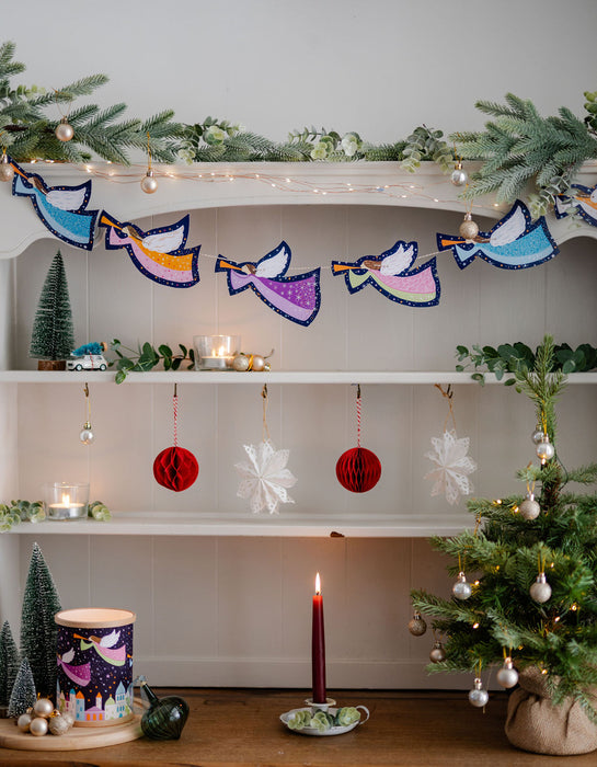 Christmas  Angels Tea Light Lantern