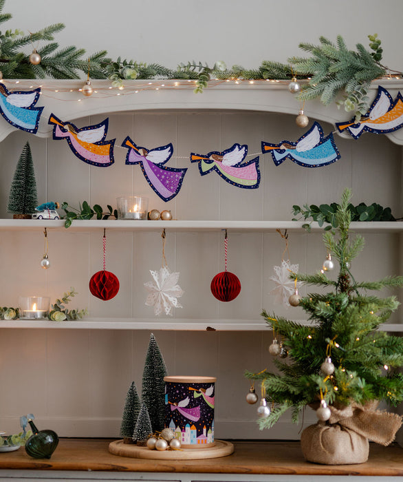 Christmas  Angels Tea Light Lantern