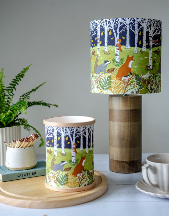 Woodland Drum Lampshade