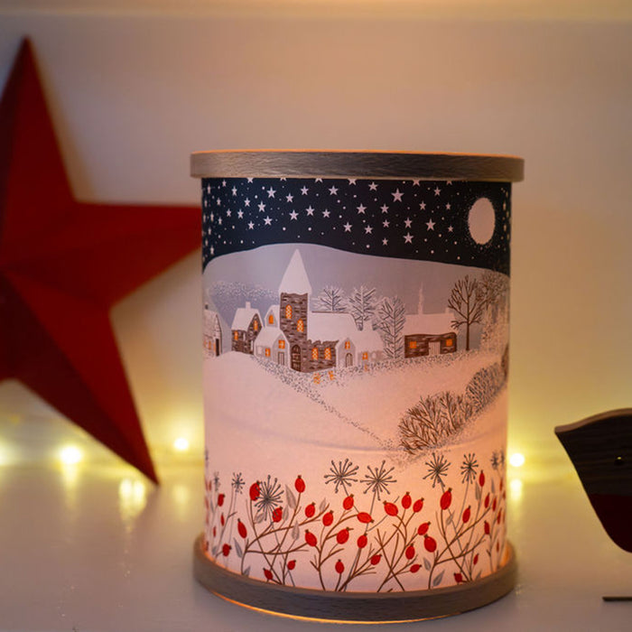 Winter Village Tea Light Lantern