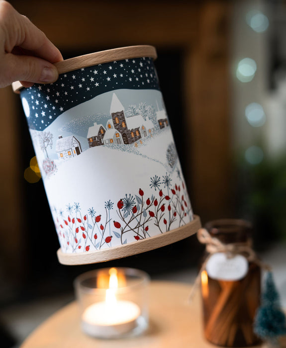 Winter Village Tea Light Lantern