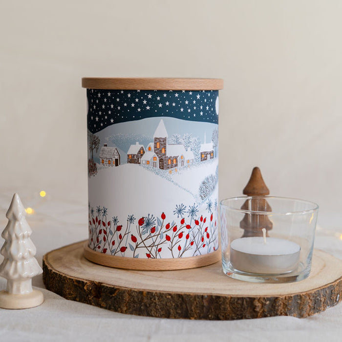 Winter Village Tea Light Lantern