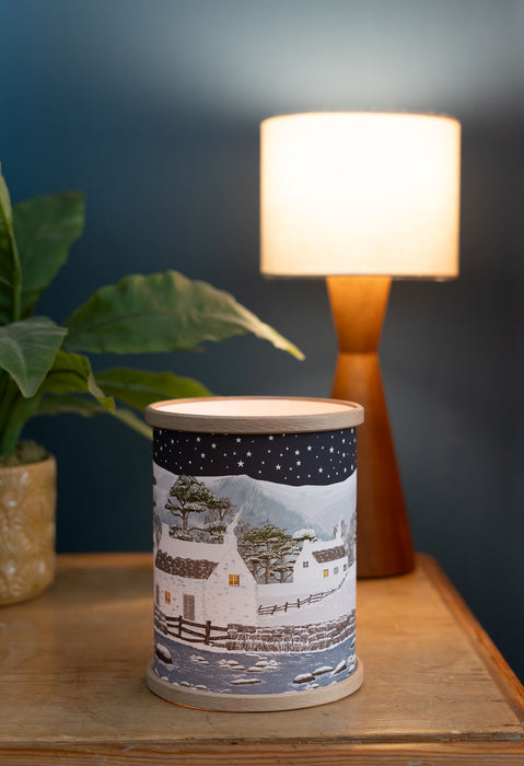 Winter Landscape with Croft Tea Light Lantern