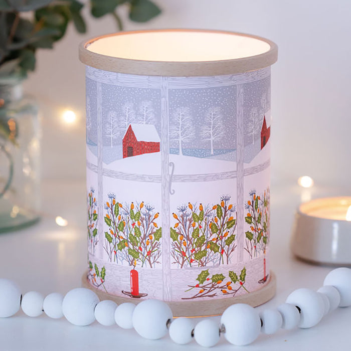 Winter Tea Light Lantern