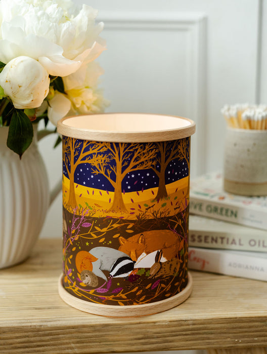 Fox and Friends Tea Light Lantern