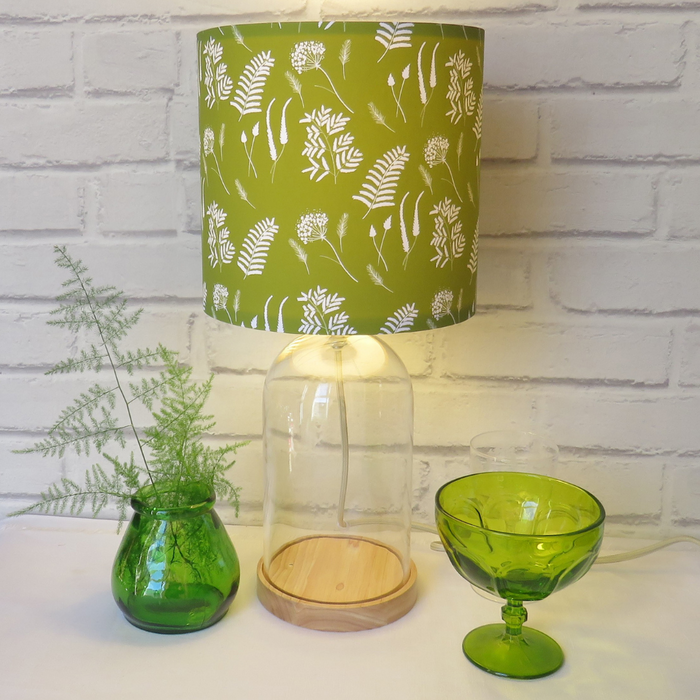 Summer Ferns and Grasses Lampshade